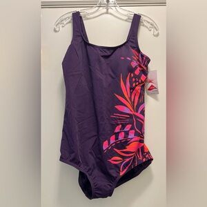 Lands End Ladies TugLess One Piece Swimsuit NWT